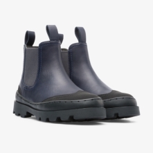 Camper Brutus Chelsea Boots Navy - Kids Singapore RWSDSB-139